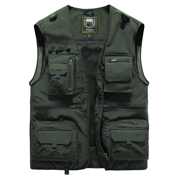 Men's Gilet Multi-Pocket Lightweight Outdoor Fishing Vest