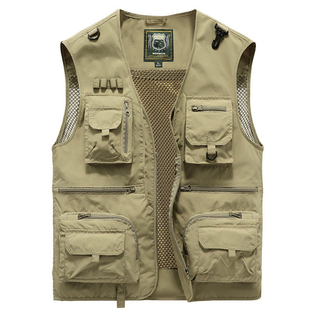 Men's Gilet Multi-Pocket Lightweight Outdoor Fishing Vest