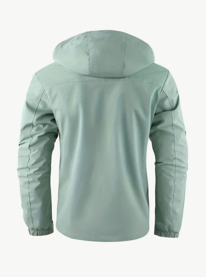 Men's Hooded Waterproof Insulated Winter Jacket Multi-Pocket