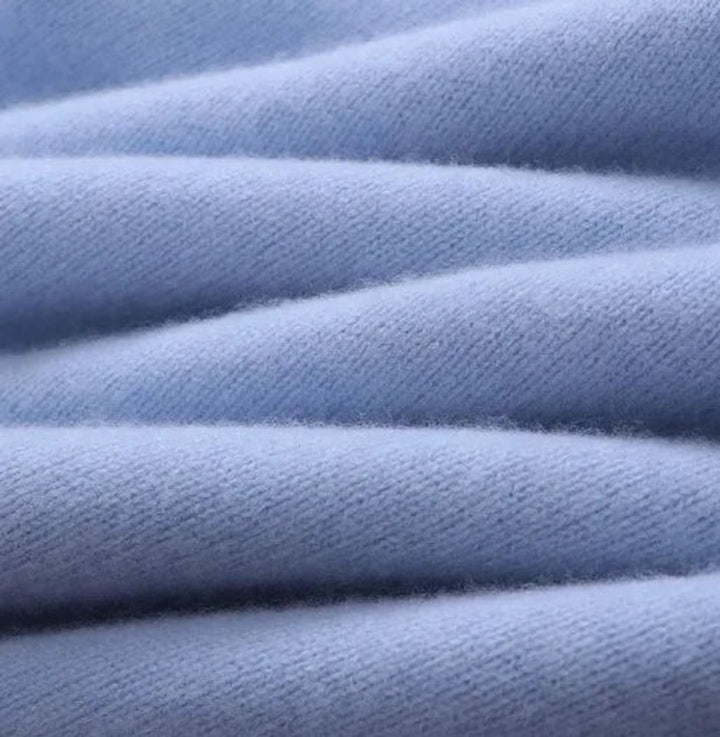 Men's Soft Mohair Knit Sweater Crew Neck Pullover