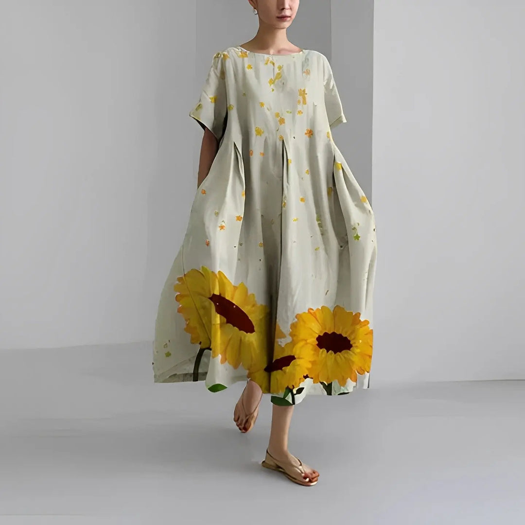 Naomi | Boho Floral Spring Maxi Dress Luvy Boutique