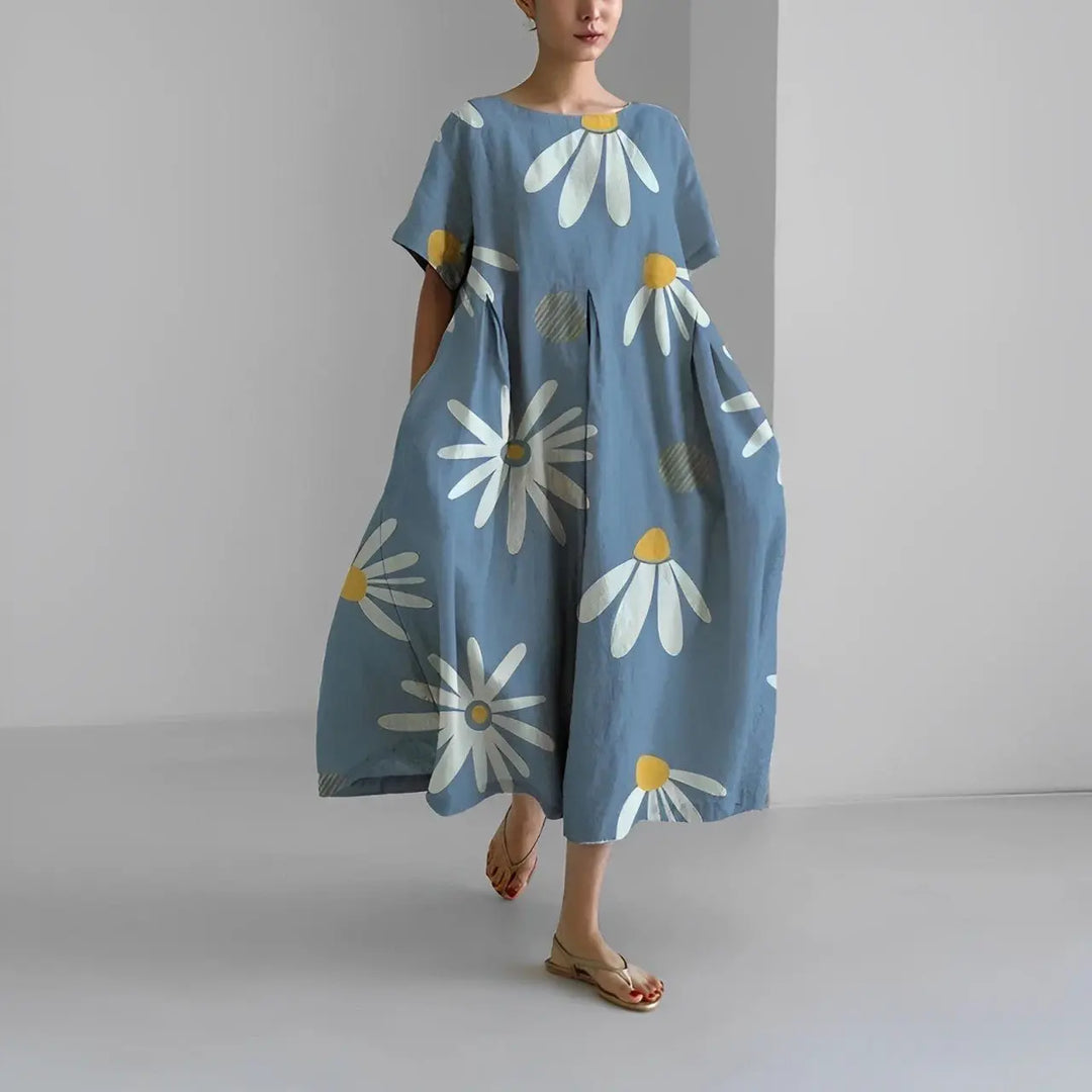 Naomi | Boho Floral Spring Maxi Dress Luvy Boutique