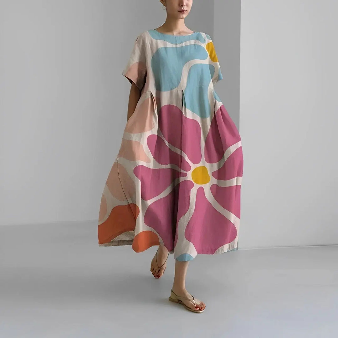 Naomi | Boho Floral Spring Maxi Dress Luvy Boutique