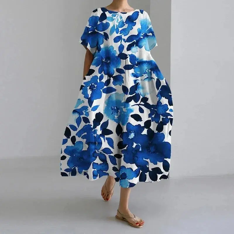 Naomi | Boho Floral Spring Maxi Dress Luvy Boutique