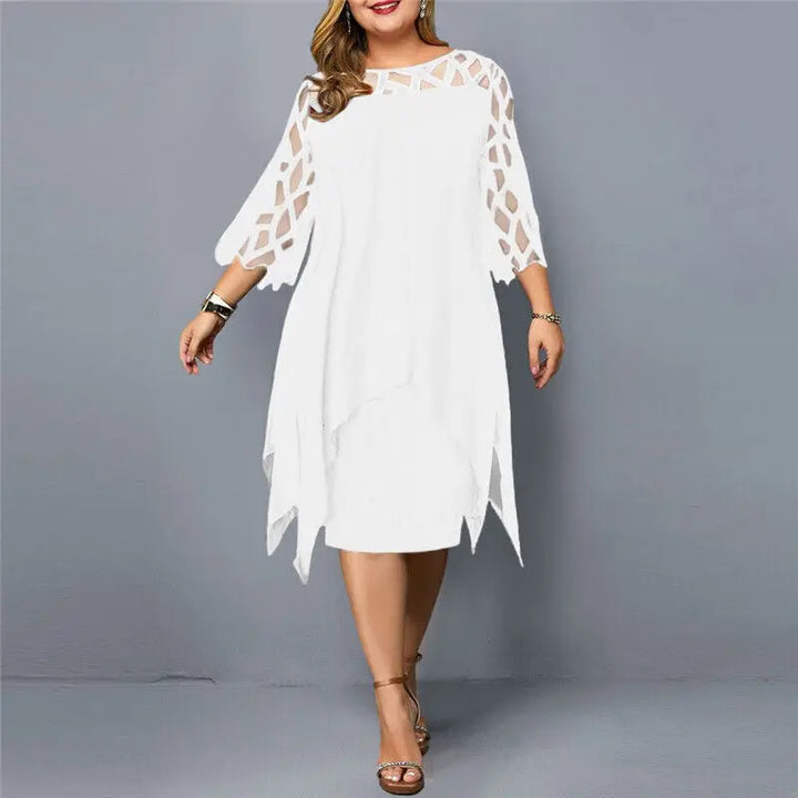 Annika | Cut-Out Sleeve Dress Luvy Boutique