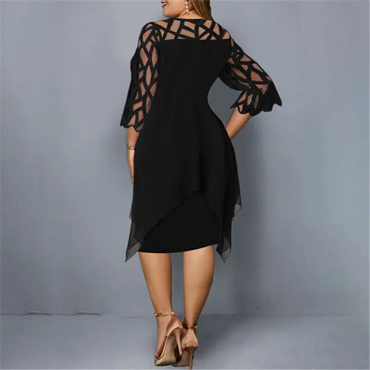 Annika | Cut-Out Sleeve Dress Luvy Boutique