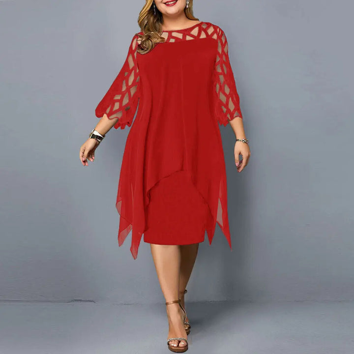 Annika | Cut-Out Sleeve Dress Luvy Boutique