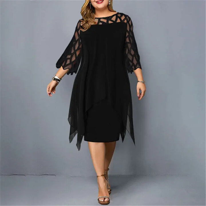 Annika | Cut-Out Sleeve Dress Luvy Boutique