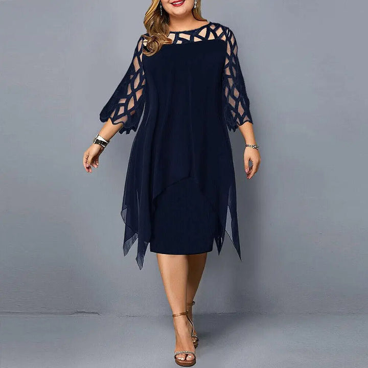 Annika | Cut-Out Sleeve Dress Luvy Boutique