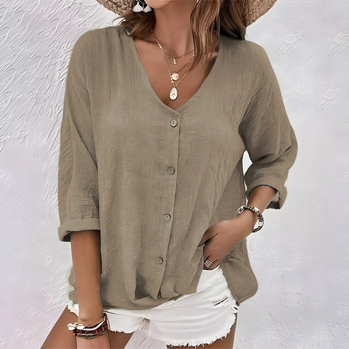 Amelia | Women's Long Sleeve Casual Top Luvy Boutique