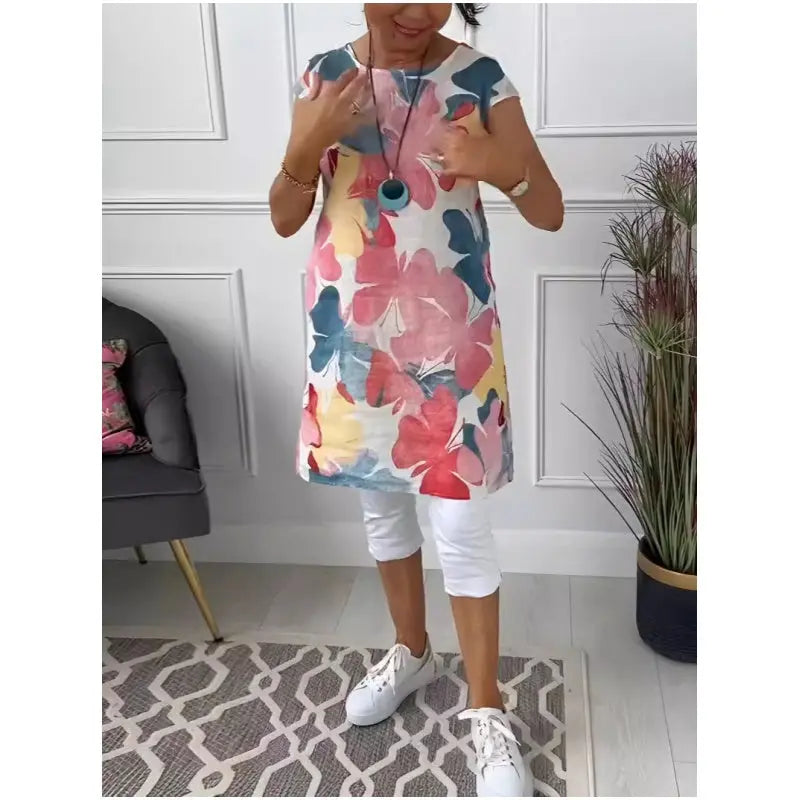 Tamara | Stylish Floral Pocket Dress Luvy Boutique