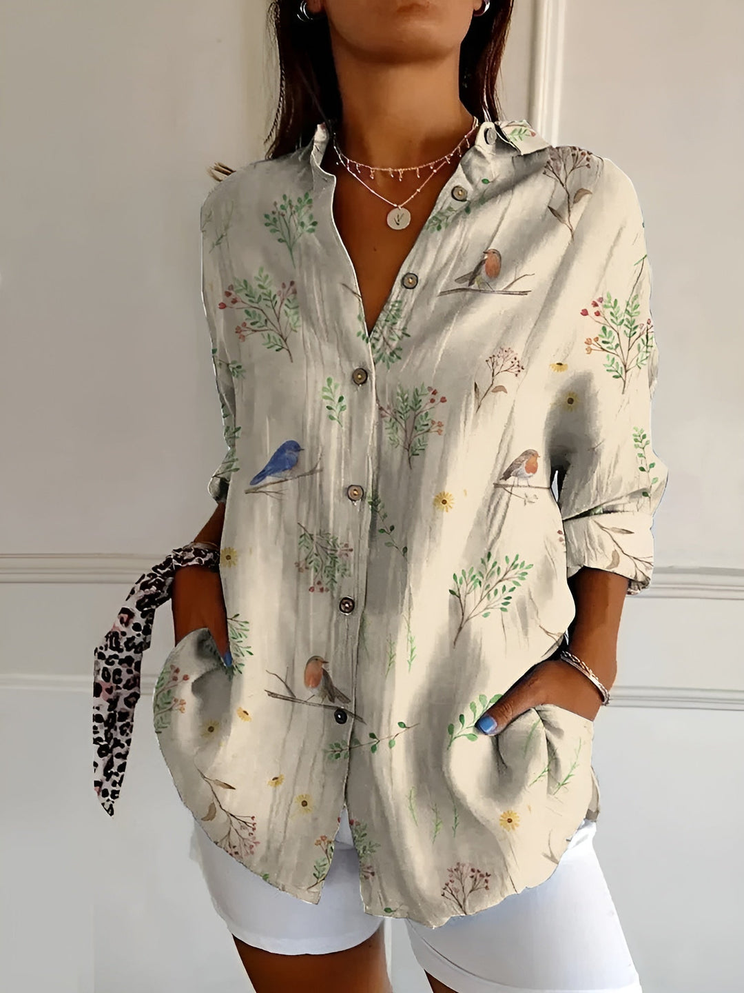 Addison | Women’s Floral Button Front Casual Top Luvy Boutique