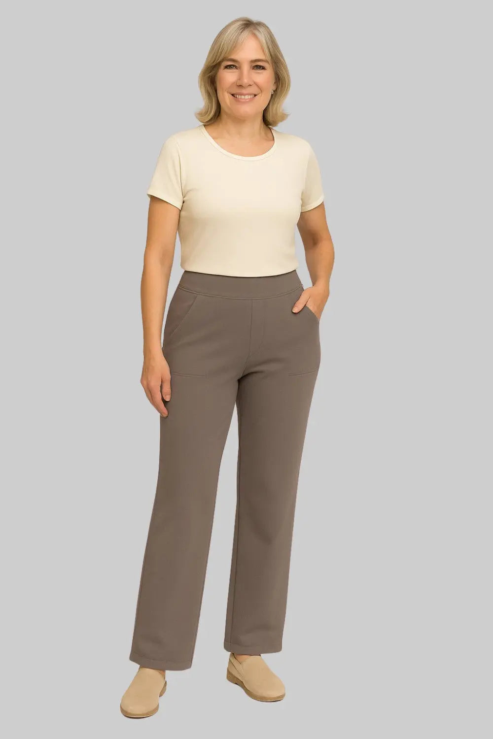Danielle | Women High Waist Wide Leg Pants Luvy Boutique
