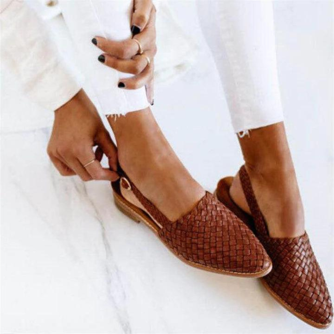 Kimberly | Women's Slip On Woven Flat Loafers Luvy Boutique