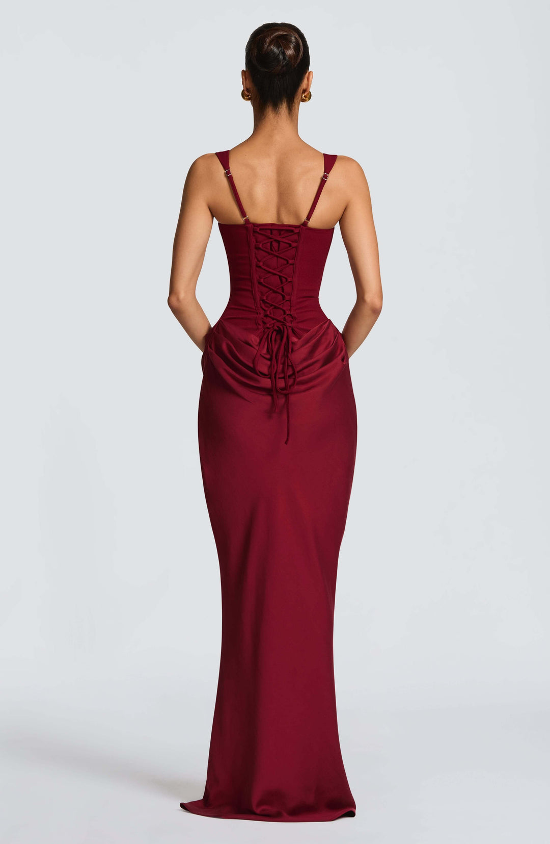 Lauren | Women's Sleeveless Bodycon Maxi Wedding Guest Dress Luvy Boutique