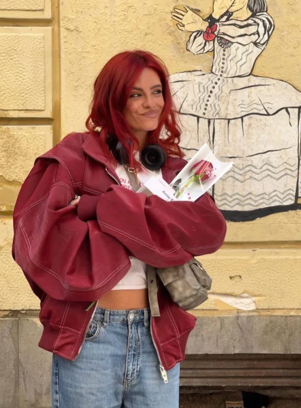 Women's Oversized Zip-Up Bomber Jacket Blazer