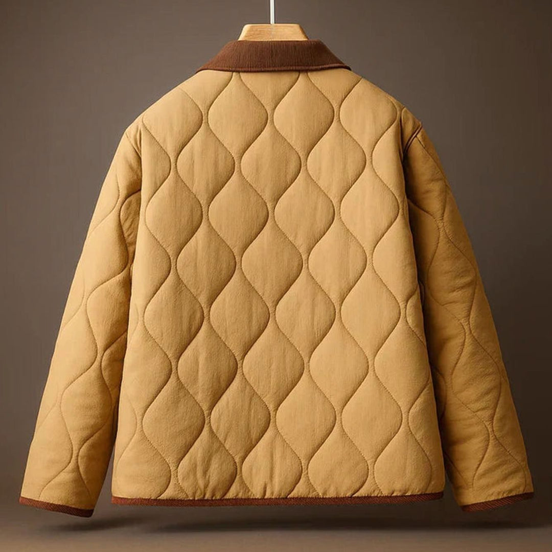 Women's Quilted Lightweight Insulated Snap-Front Coat