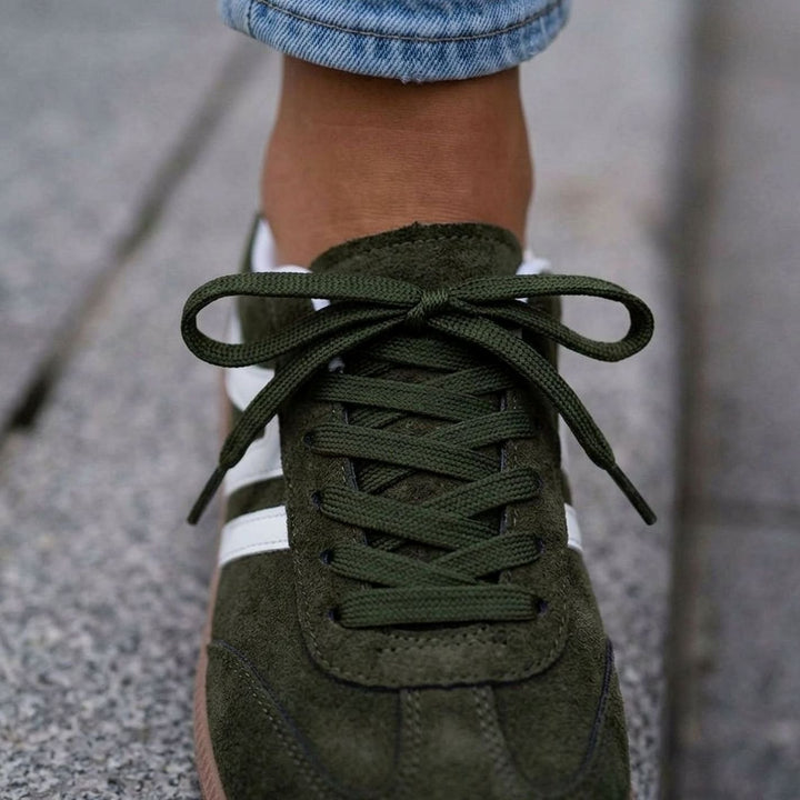 Women's Retro Low-Profile Lace-Up Suede Sneaker Boots