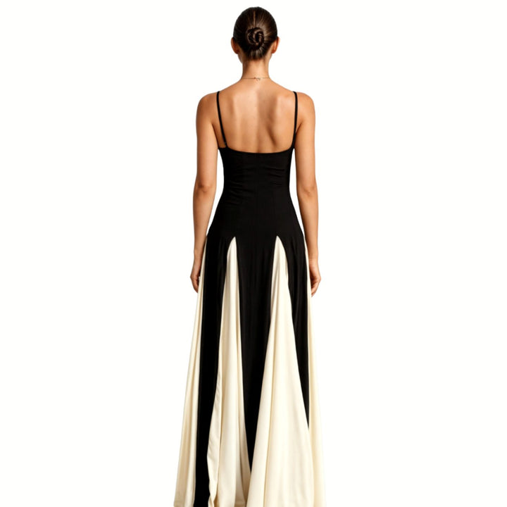 Women's Spaghetti-Strap Sweetheart-Bodice Satin Maxi Dress