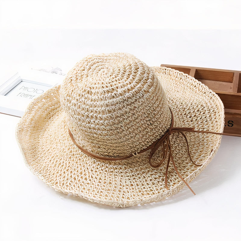 Joanna | Women's Wide Brim Summer Beach Hat Luvy Boutique