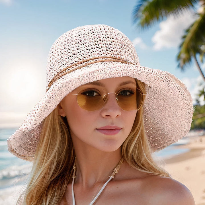 Joanna | Women's Wide Brim Summer Beach Hat Luvy Boutique